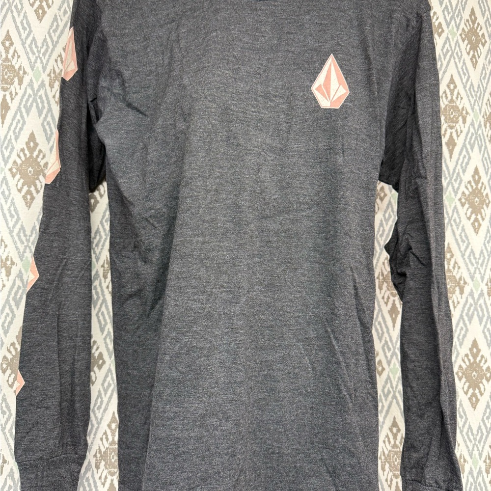 Volcom womens Gray Long Sleeve Shirt